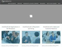 Tablet Screenshot of innerkinetics.com